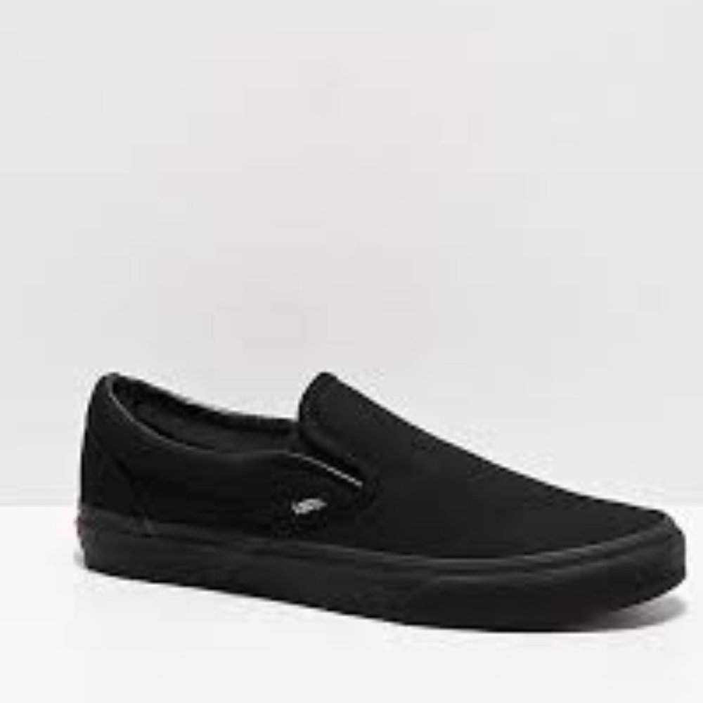 Black Slip on Vans size(8)
